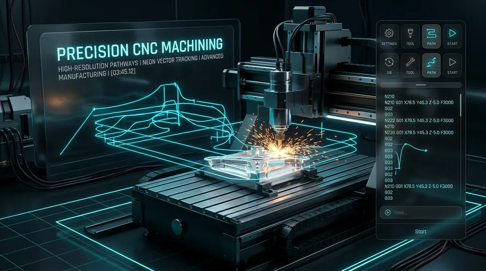 High-Speed CNC Dynamic Machining Motion Simulation and Toolpath Execution
