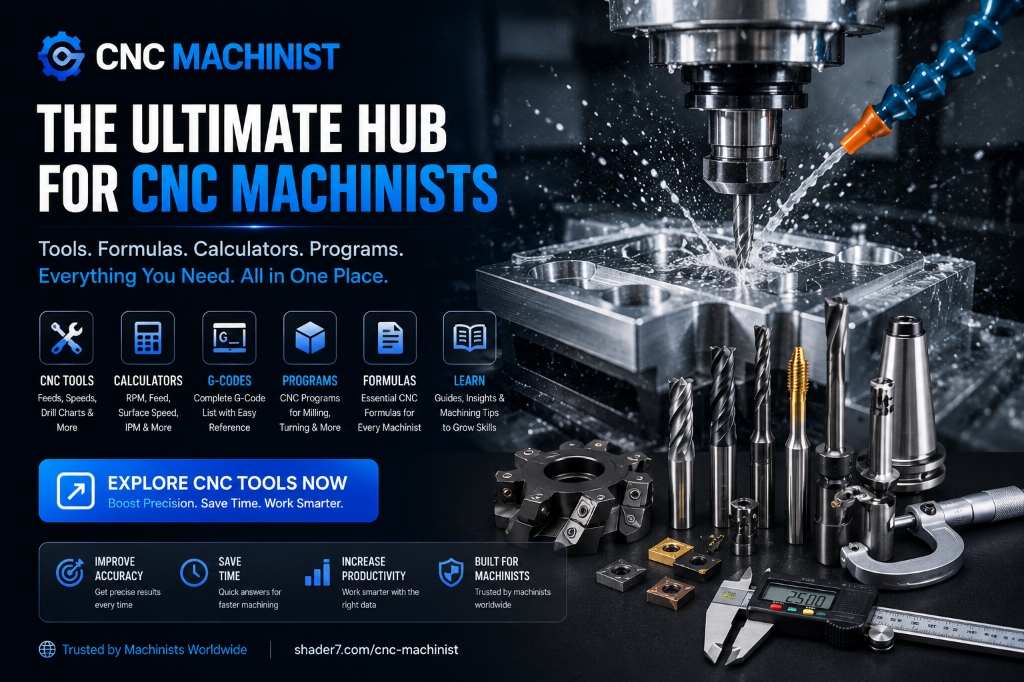 CNC Machinist Toolkit Banner